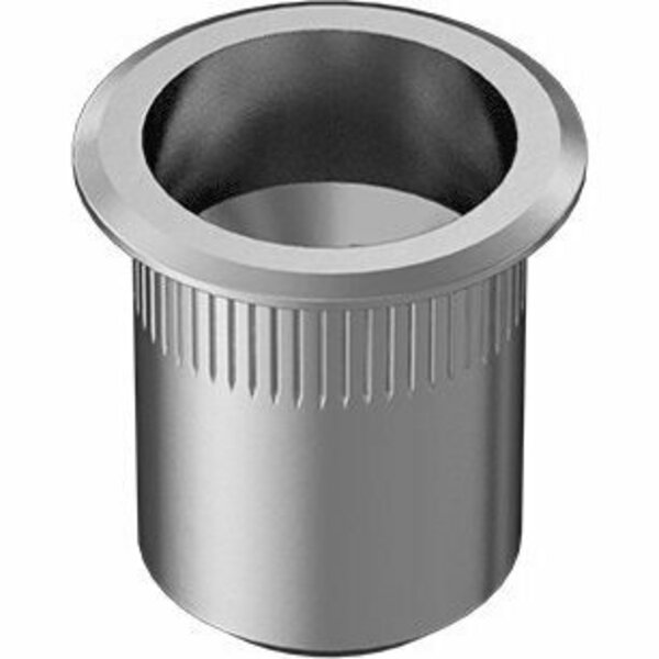 Bsc Preferred Self Sealing Heavy-Duty Rivet Nut Aluminum 3/8-16 Internal Thread .027 - .150 Thick, 5PK 93484A381